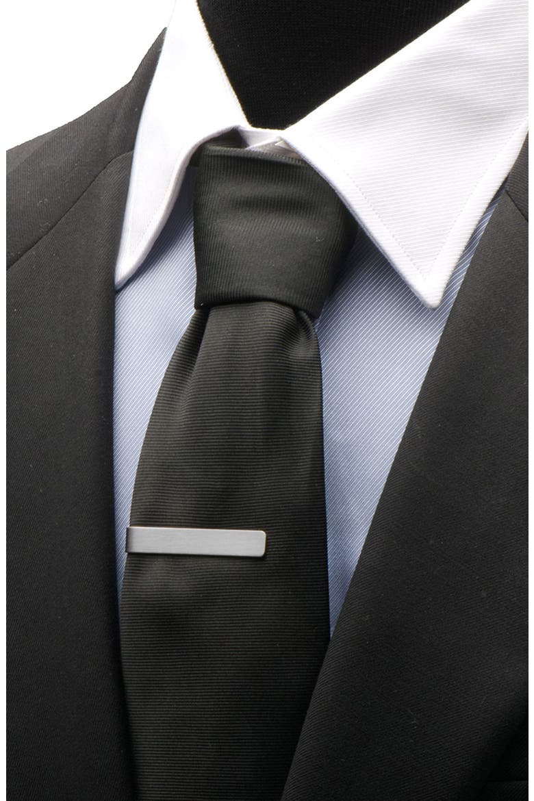 I Love You Dad Tie Bar, Alternate, color, SILVER