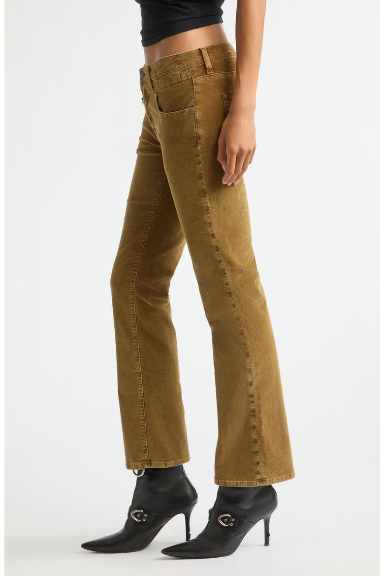 Boy Kick Stretch Corduroy Jeans, Alternate, color, GOLDEN BROWN STRETCH CORD