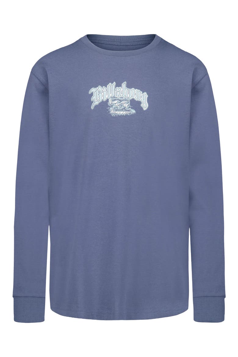 Kids' Cafe Racer Graphic Long Sleeve T-Shirt, Main, color, ODYSSEY GREY