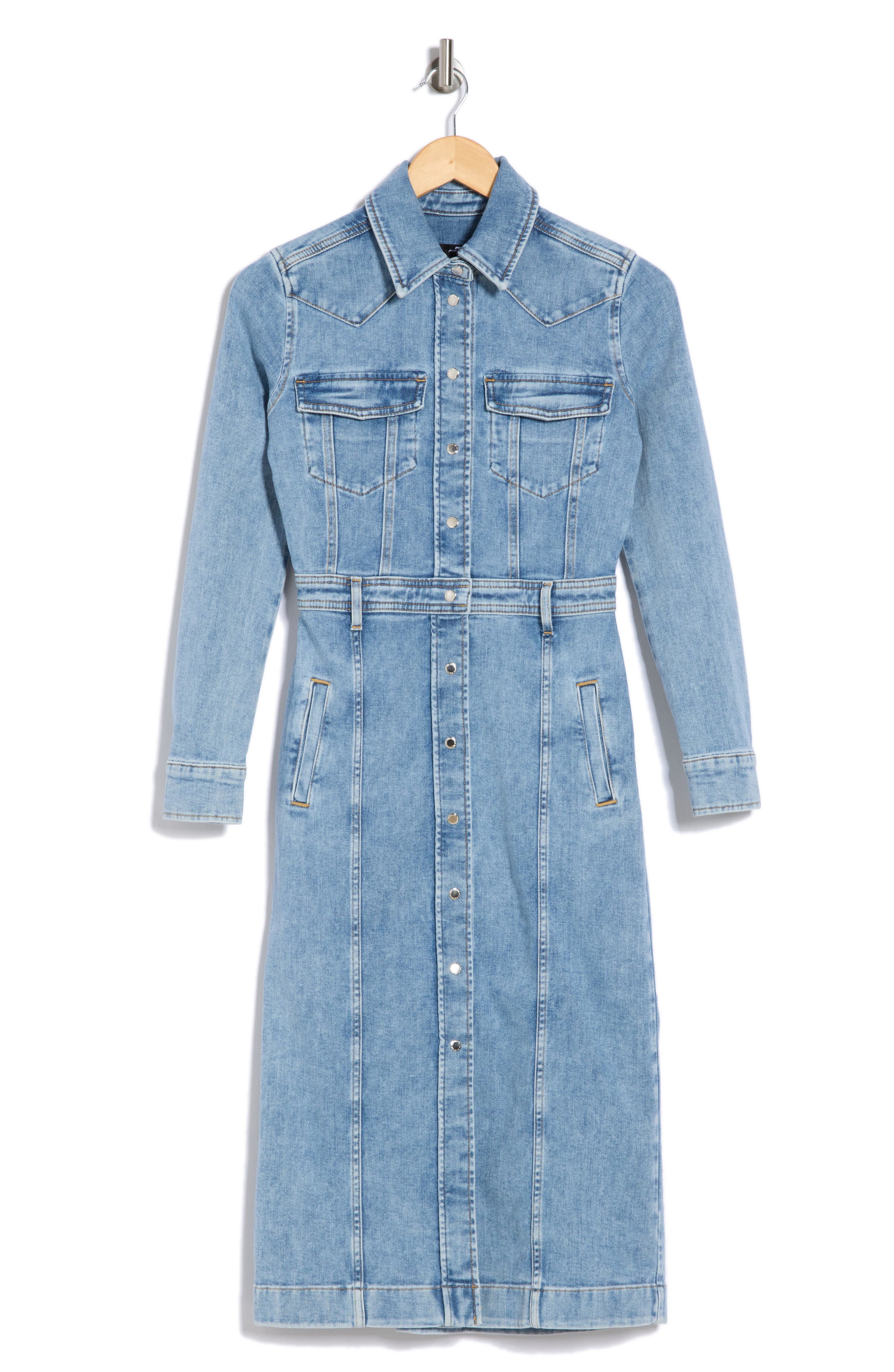 Long Sleeve Denim Shirtdress