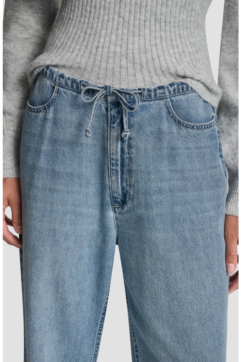 Drawstring Waist Wide Leg Jeans, Alternate, color, EDEN1