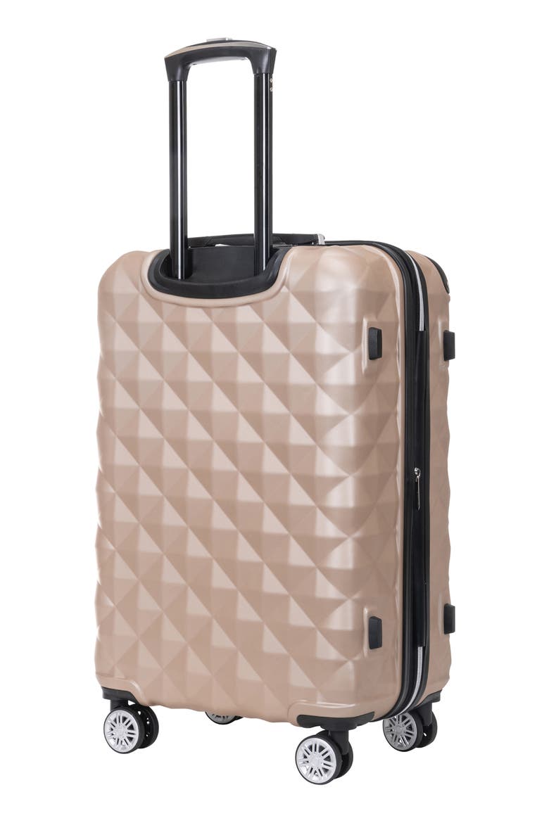 Diamond Tower Hardside Spinner Luggage, Alternate, color, ROSE CHAMPAGNE