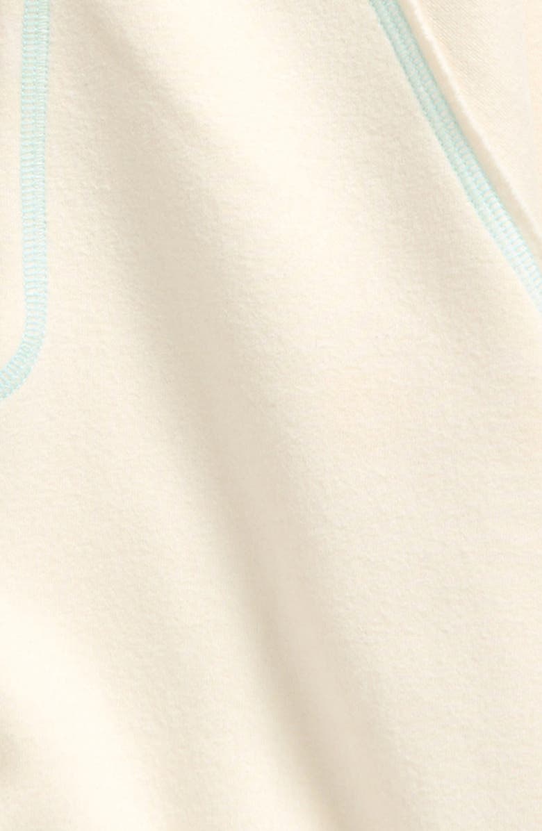 Zella Girl Kids' Runyon Half Zip Pullover, Alternate, color, White Whisper