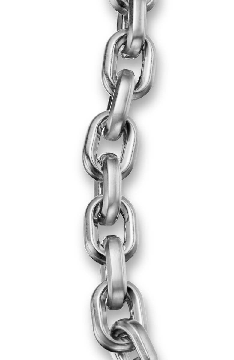 David Yurman Deco Chain Link Bracelet, Alternate, color, Sterling Silver