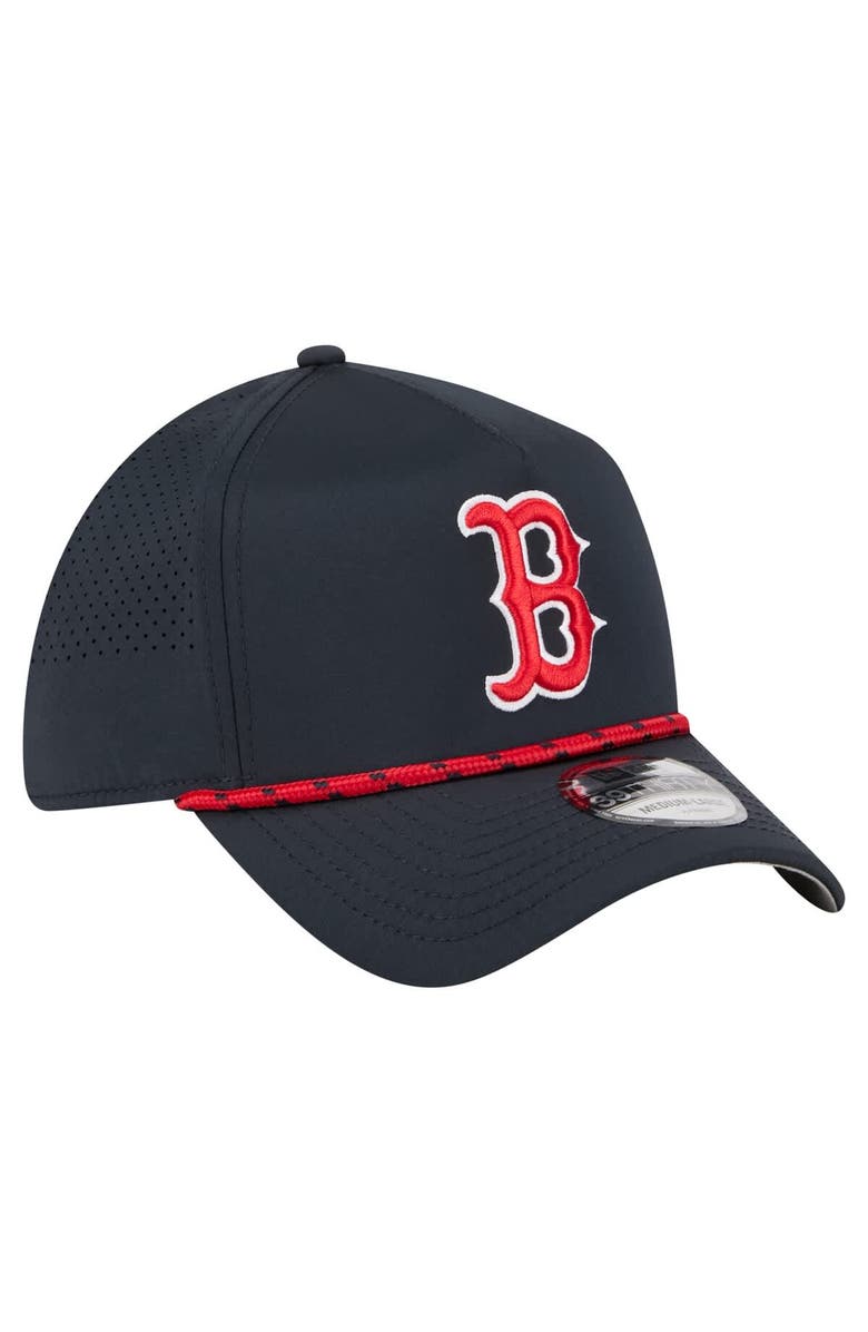 New Era Men's New Era  Navy Boston Red Sox 39THIRTY A-Frame Perforated Flex Hat, Alternate, color, Navy