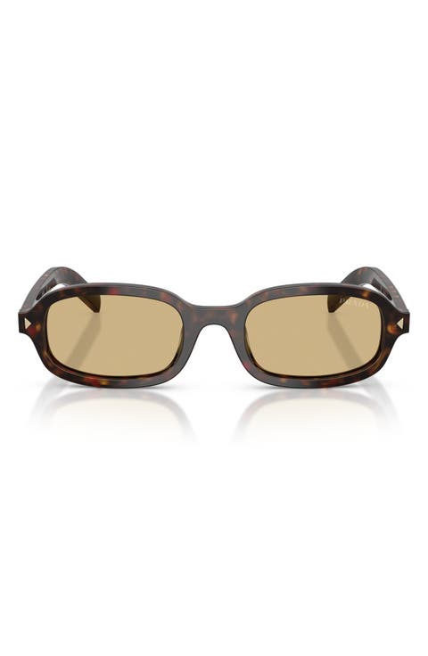 52mm Oval Sunglasses