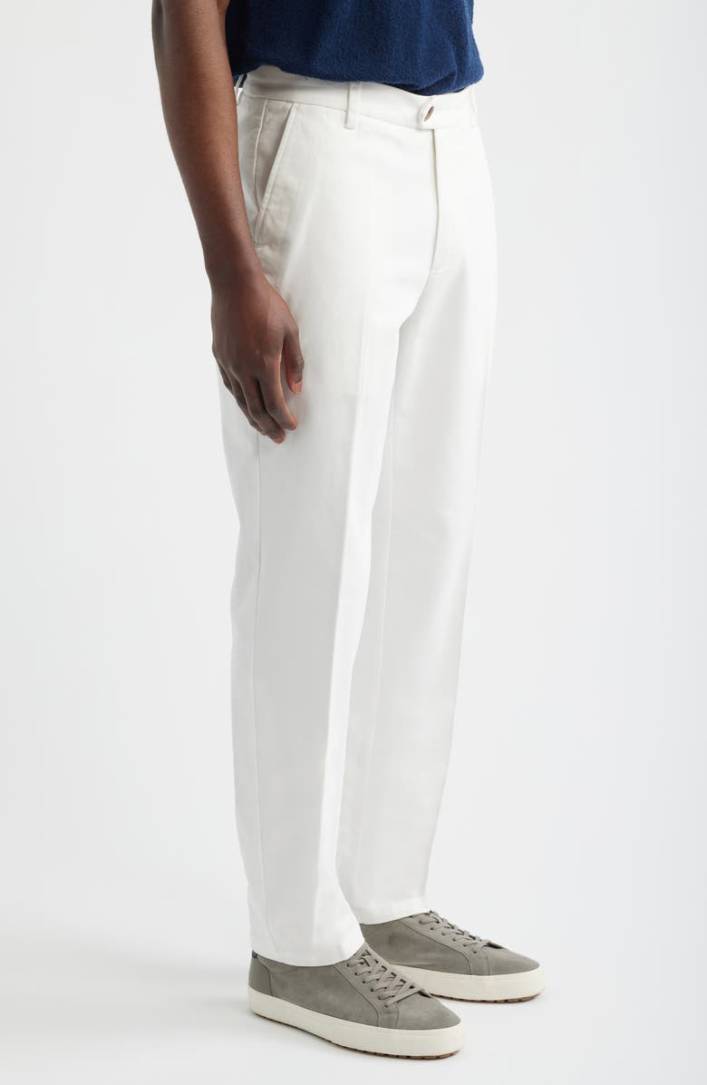 Scott Barber Classic Fit Ultimate Twill Chinos, Alternate, color, Warm White