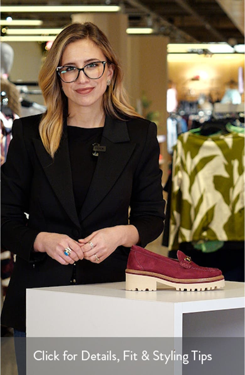 Emmalynn Lug Sole Bit Loafer, sales video thumbnail