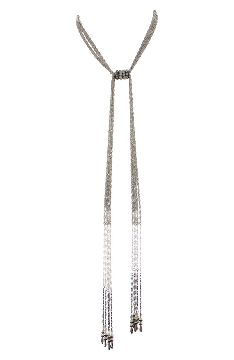 OLIVIA WELLES Natalie Beaded Chain Y-Necklace, Main, color, 