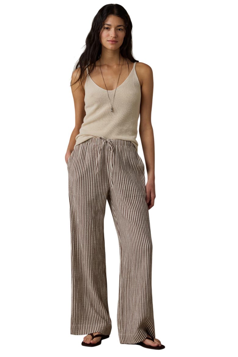 Dune Cotton Gauze Laidback Pants, Alternate, color, MOCHA MIST