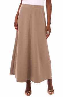 Vince Camuto A-Line Maxi Sweater Skirt