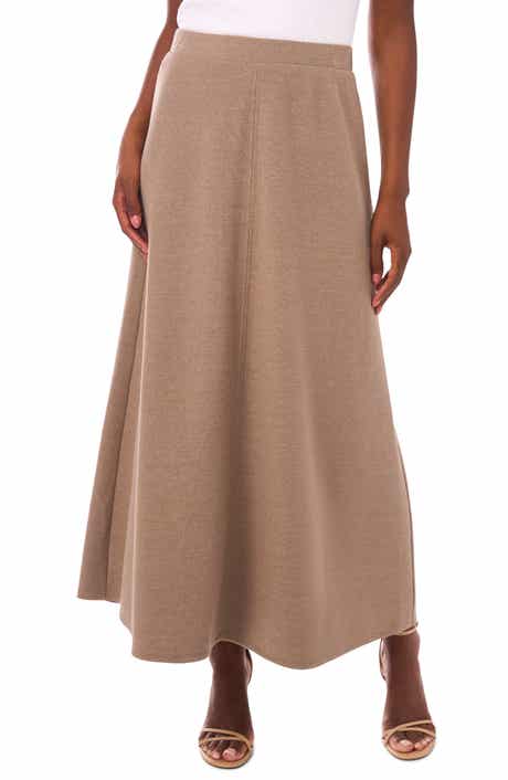 Vince Camuto A-Line Maxi Sweater Skirt