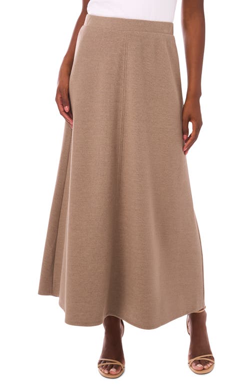 Vince Camuto A-line Maxi Sweater Skirt In Brown