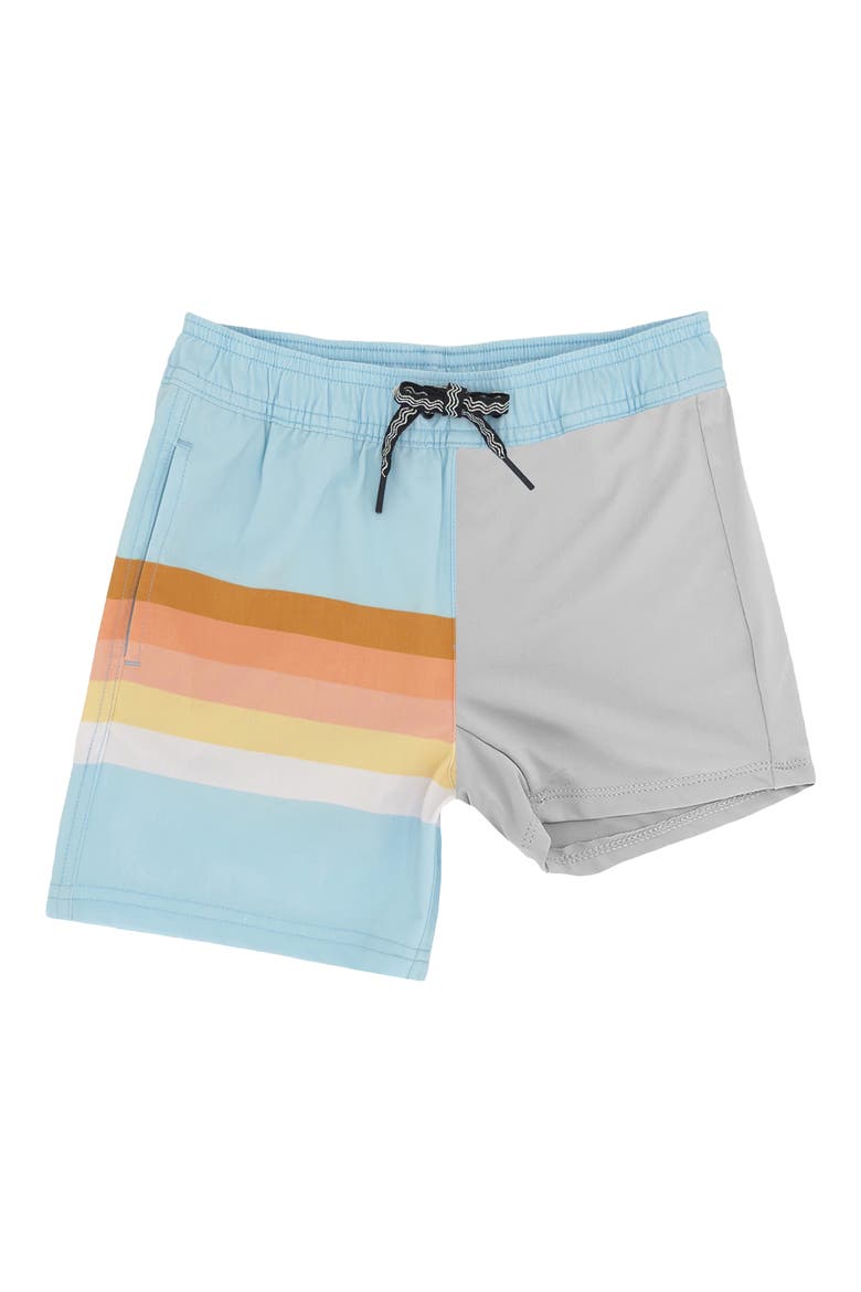 Volley UPF 50+ Swim Trunks, Alternate, color, CRYSTAL BLUE