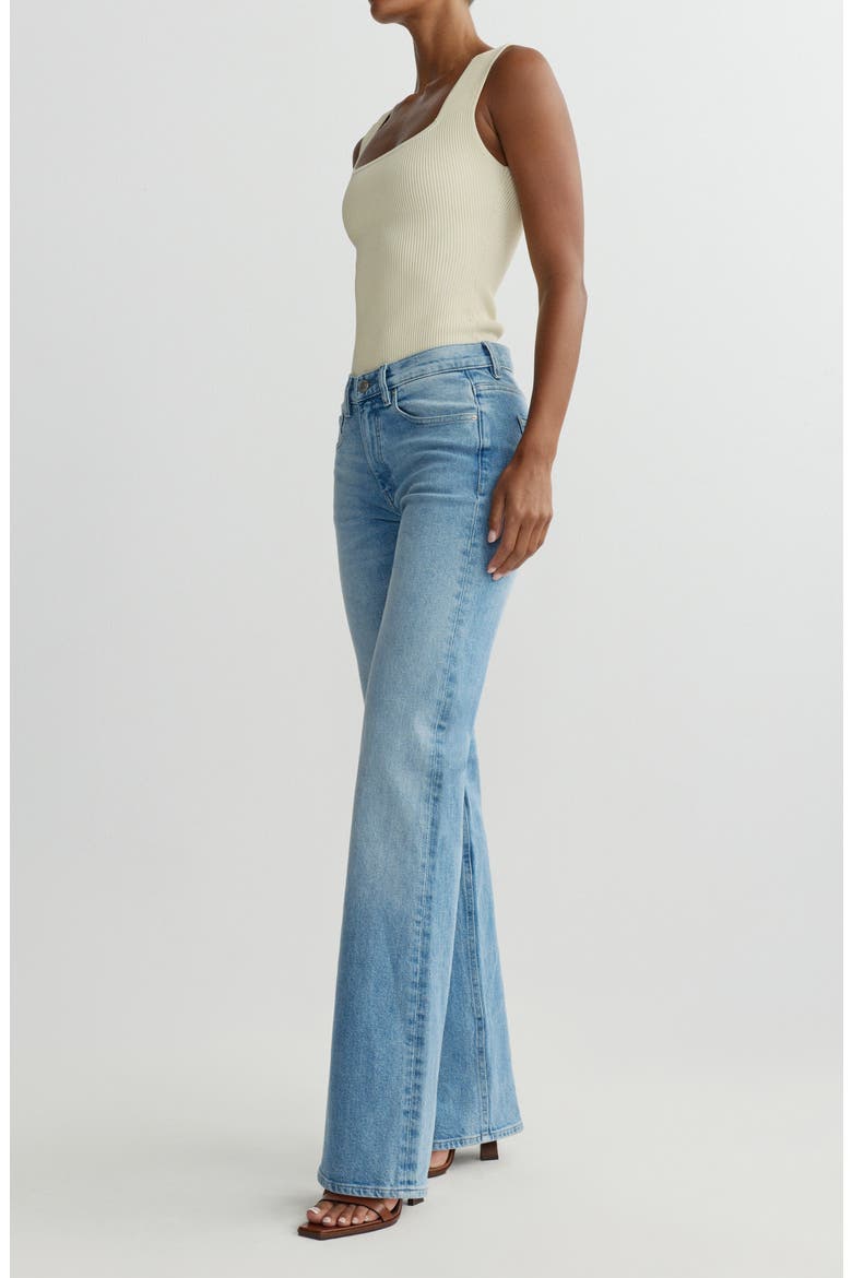 Bella Mid Rise Slim Bootcut Jeans, Alternate, color, SKY CASTLE
