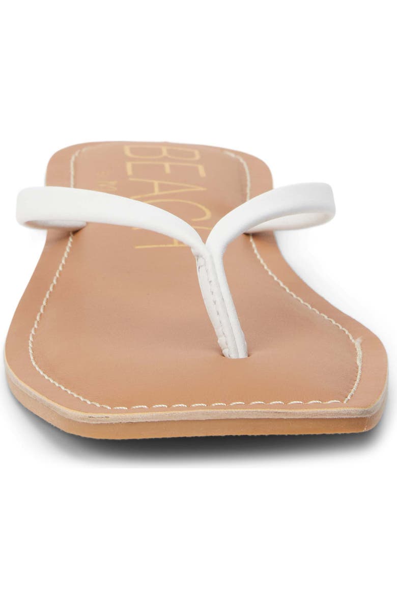 BEACH BY MATISSE Bungalow Flip Flop, Alternate, color, White