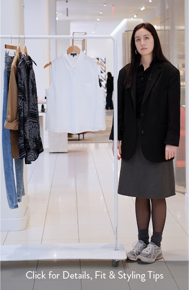 Sleeveless Button-Up Shirt, sales video thumbnail