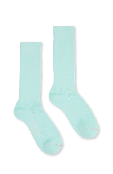 2 Mid-Length Lisle Cotton Socks