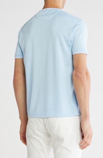 Dressy Textured Crewneck T-Shirt