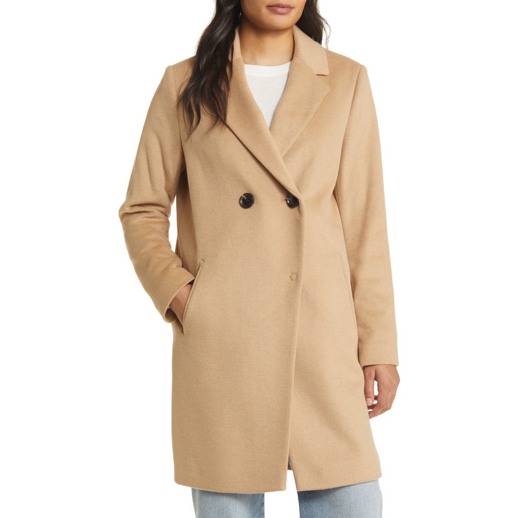 Sam Edelman Double Breasted Wool Blend Peacoat