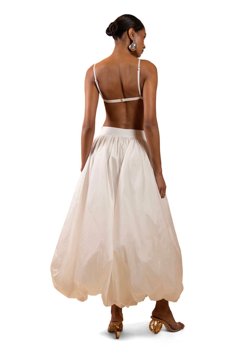 Taffeta Patricia Balloon Pants, Alternate, color, OFF WHITE