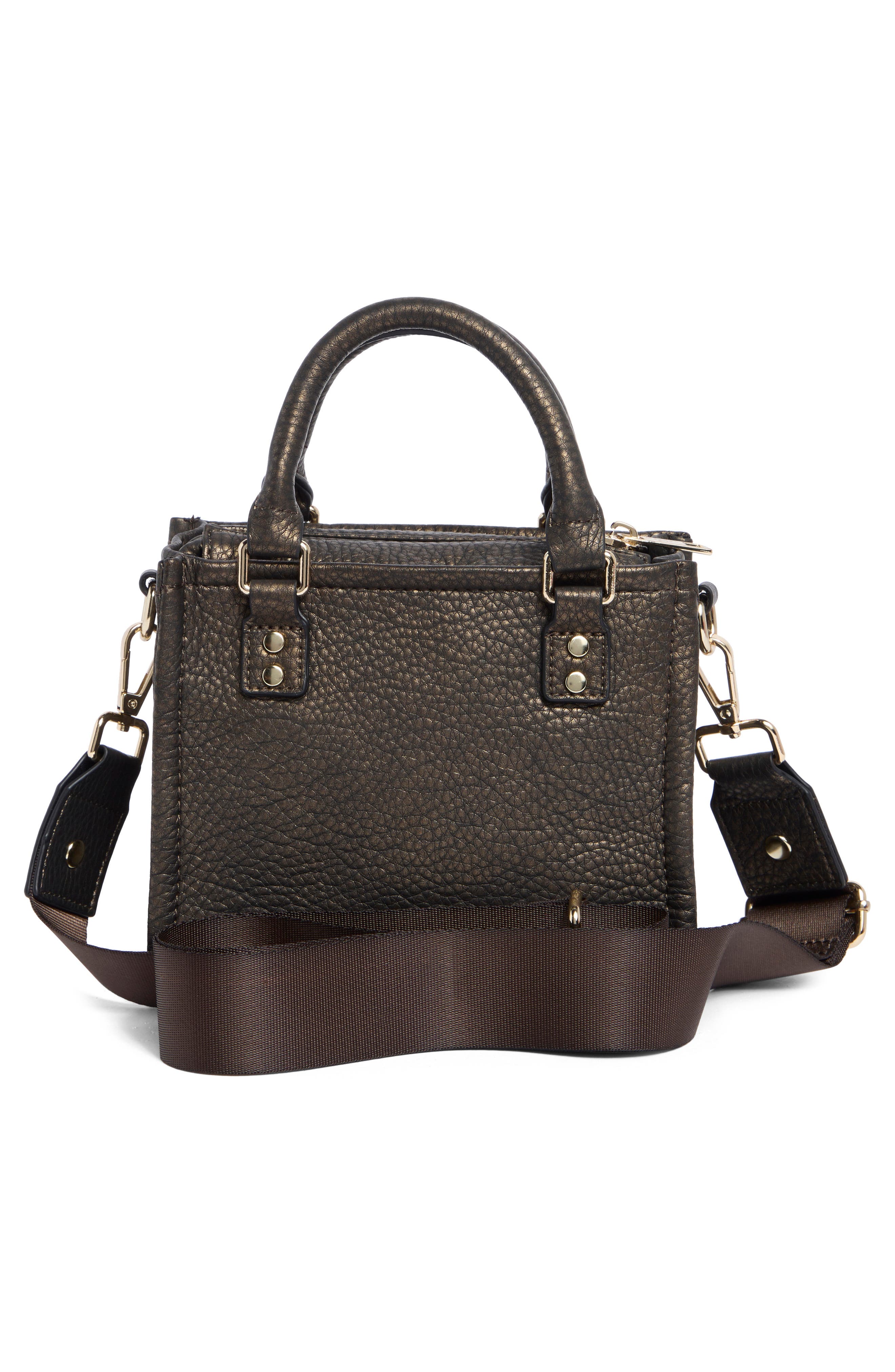 Madden Girl Pebbled Mini Tote Bag, Alternate, color, 