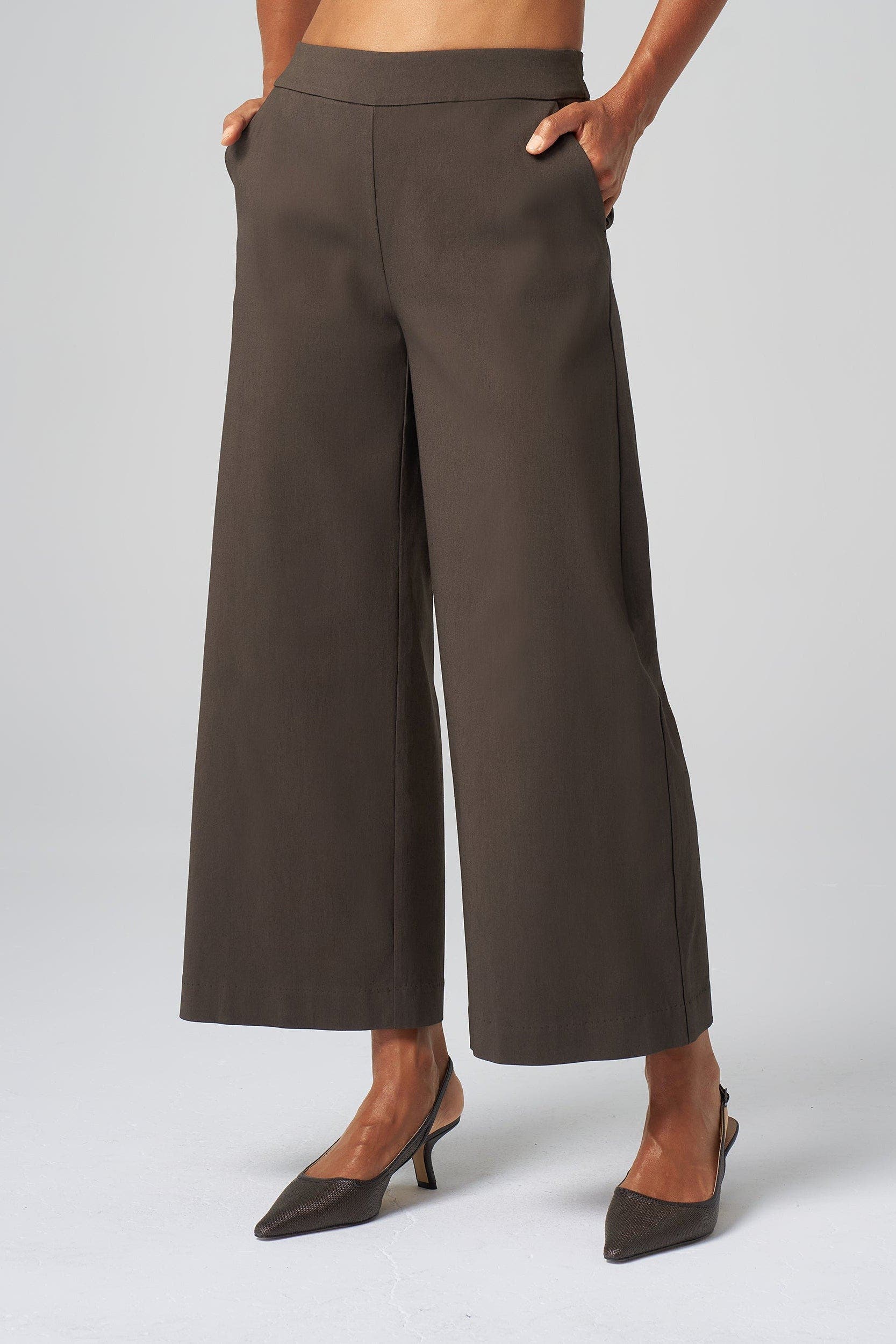 Catalina Stretch Cropped Wide-Leg Pant - image 4