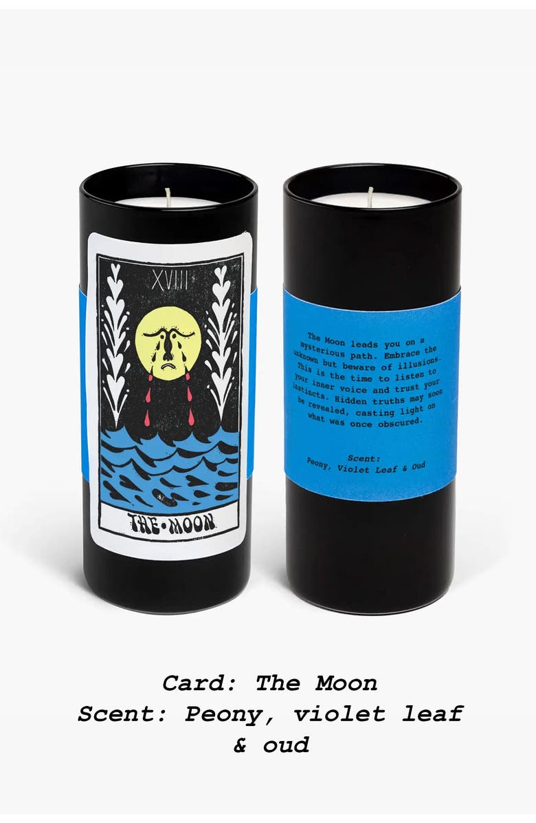 54Celsius Tarot Candle, Alternate, color, The Moon: Peony