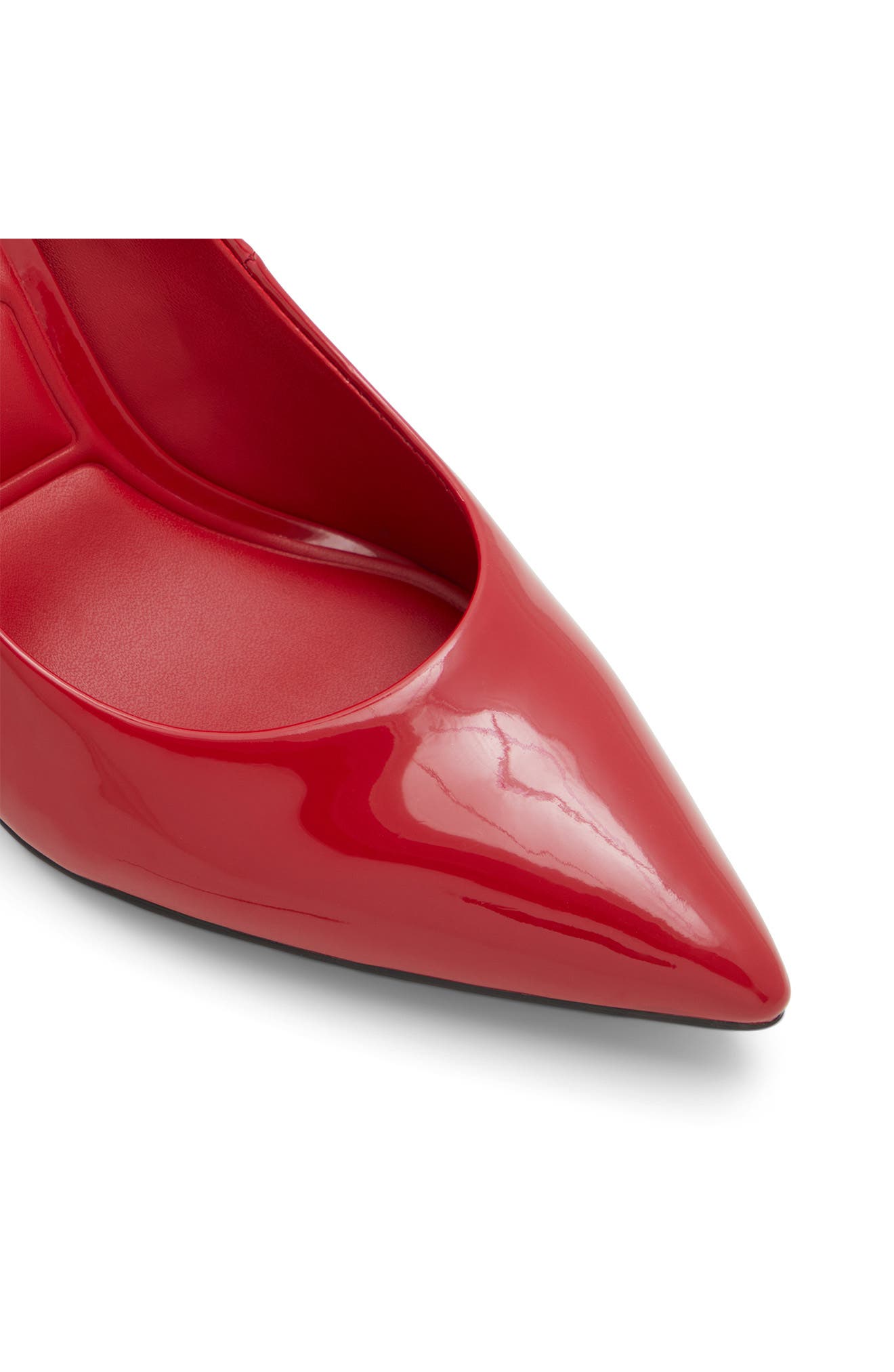 Stessy Pointed Toe Pump, Alternate, color, RED