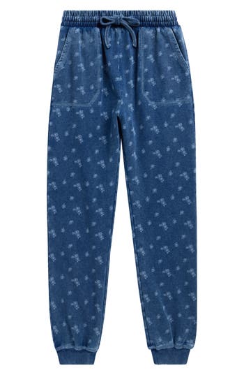 Splendid Kids' Bloom Kissed Joggers In Blue