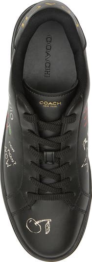 スニーカー COACH High Line Sneaker With Sketch Print Amazon.com | Coach Women's High Line Sneaker with Sketch