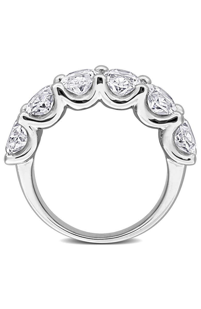 Julianna B. 6 CTW Lab-Grown Diamond Oval 6-Stone Band 14k, Alternate, color, 