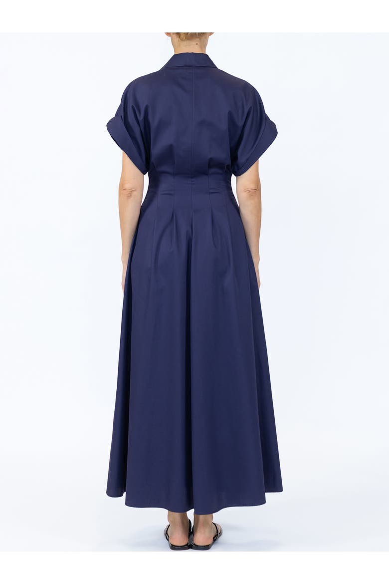 Corsica Sleeveless shirtdress, Alternate, color, Deep Sea