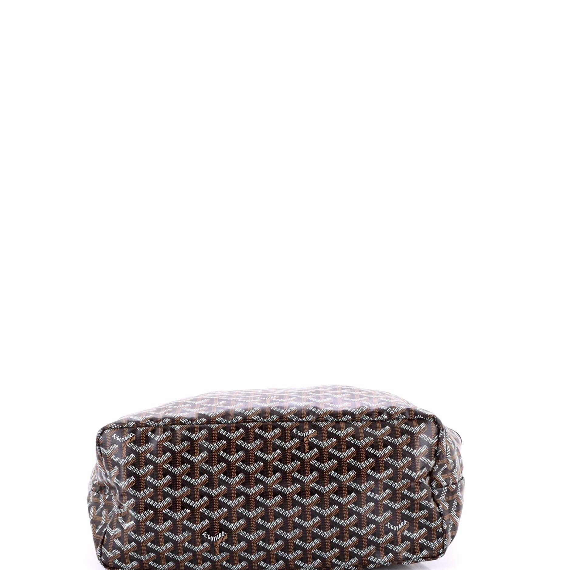 Pre-Owned Goyard Saint Louis Tote Coated Canvas PM, Alternate, color, Black