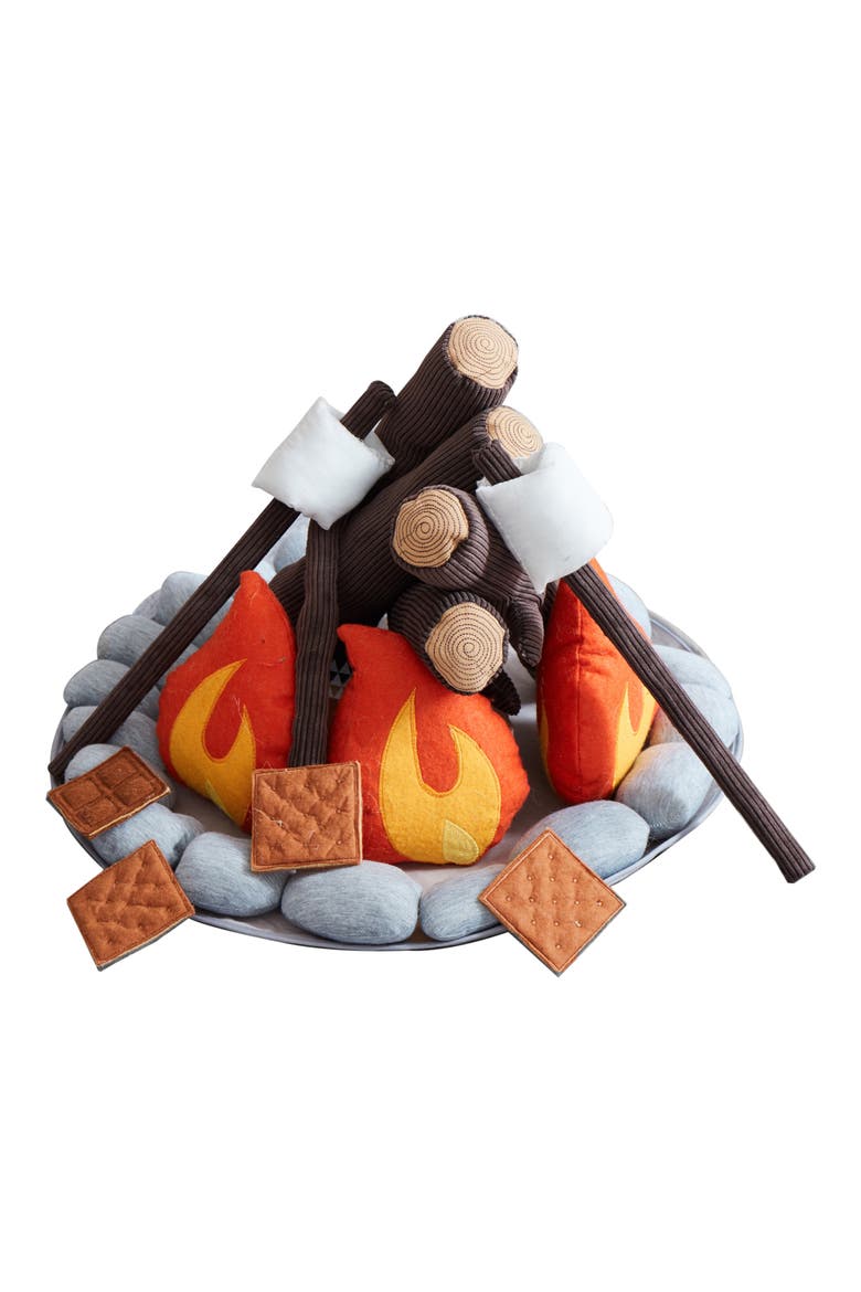 Asweets Campout Campfire & S'mores Set, Main, color, BROWN