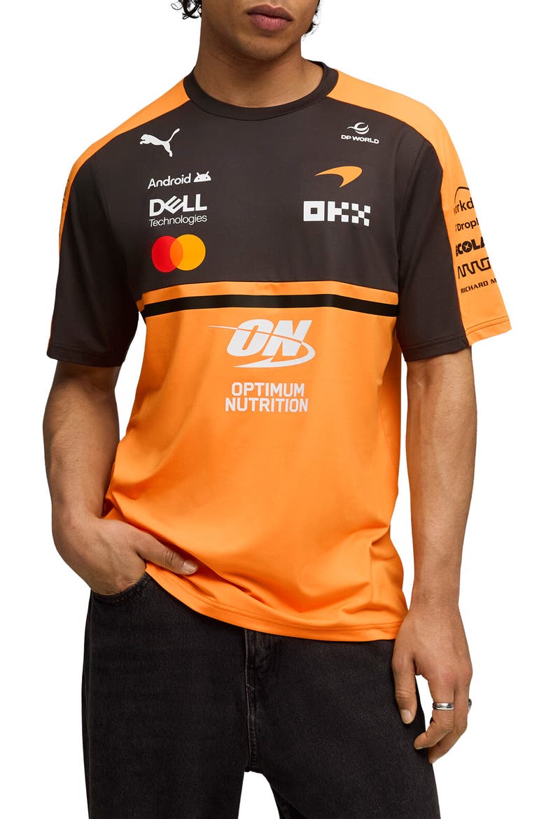 McLaren Replica Graphic T-Shirt, Main, color, PAPAYA