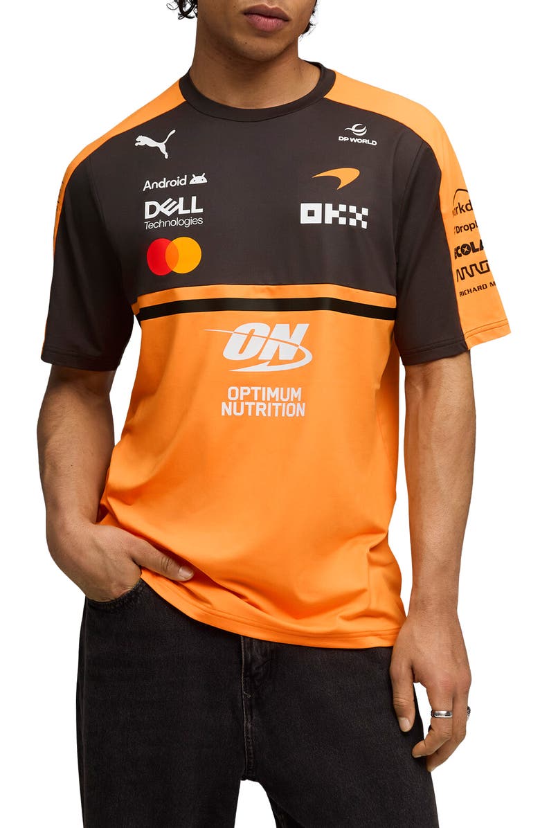 PUMA McLaren Replica Graphic T-Shirt, Main, color, Papaya