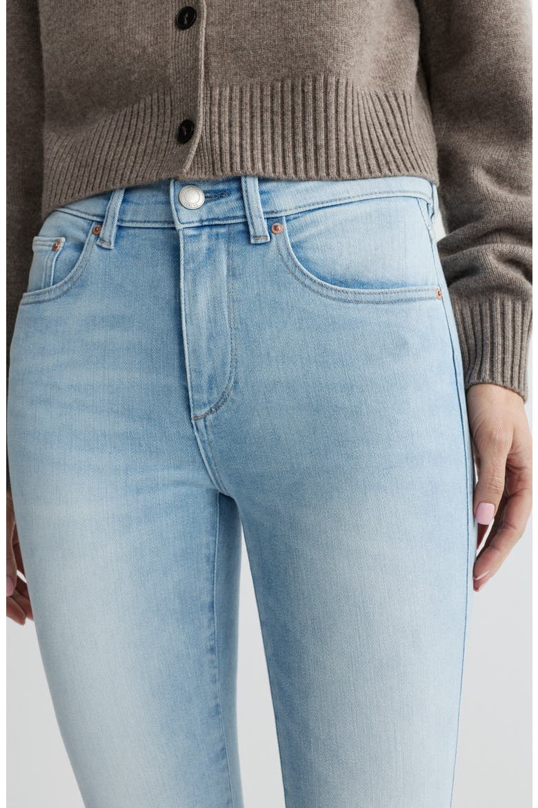 Mara Instasculpt™ Mid Rise Ankle Straight Leg Jeans, Alternate, color, OCEAN