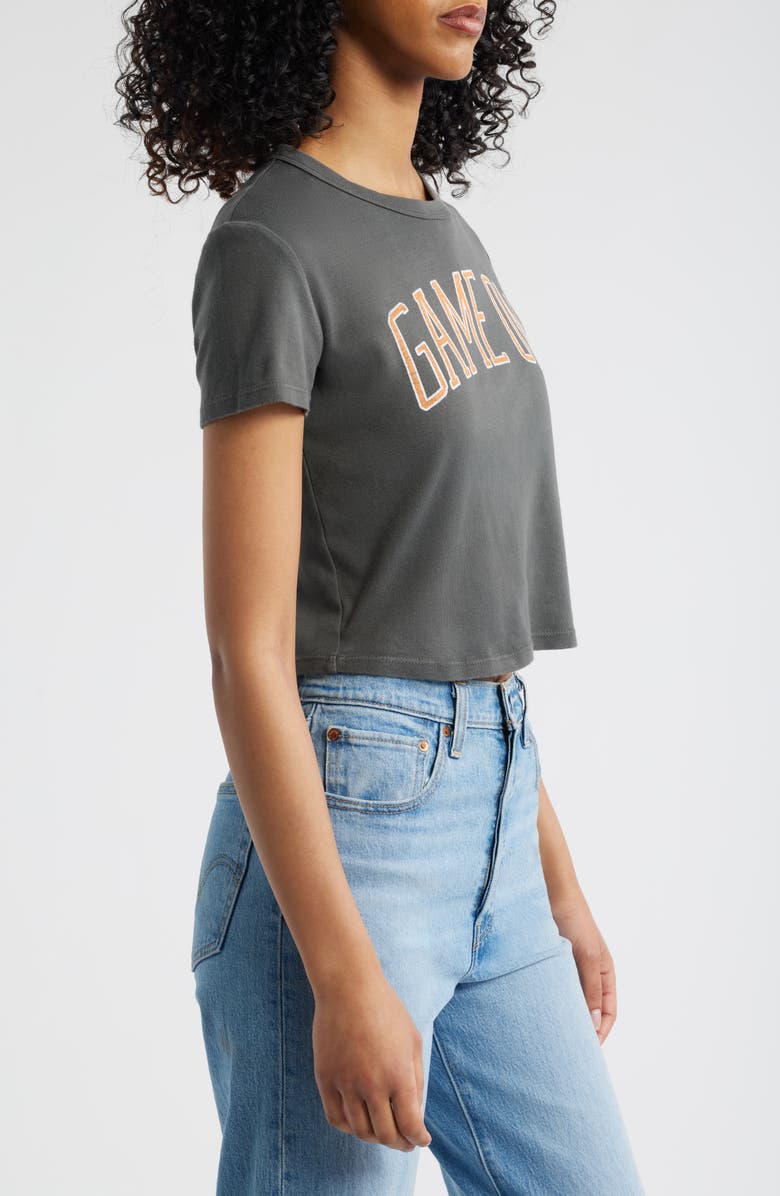 Junk Food Game On Cotton Graphic Baby Tee, Alternate, color, Vintage Black