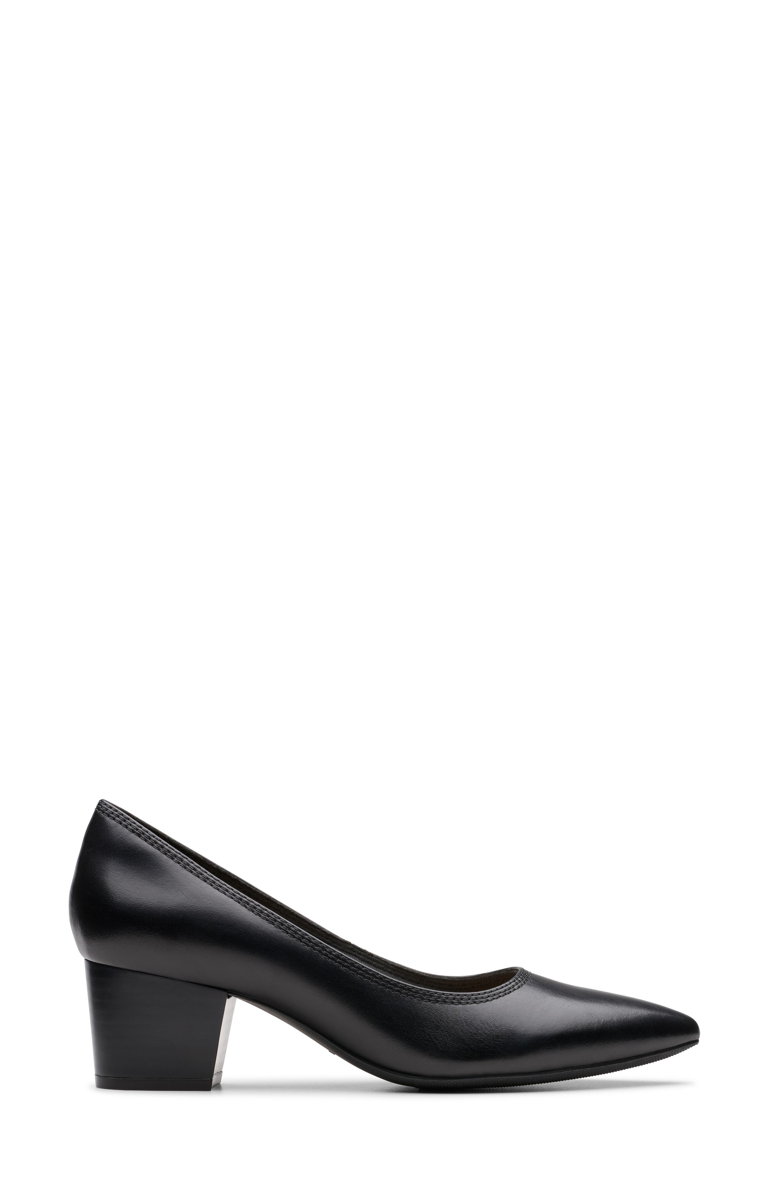 Clarks<sup>®</sup> Ellaine Hope Pump, Alternate, color, Black Leather