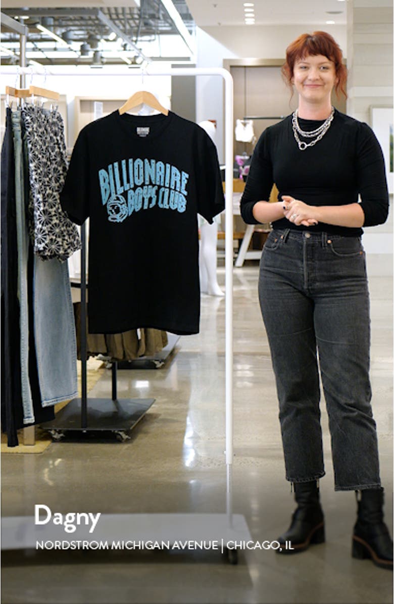 Embellish Arch Logo Cotton Graphic T-Shirt, sales video thumbnail