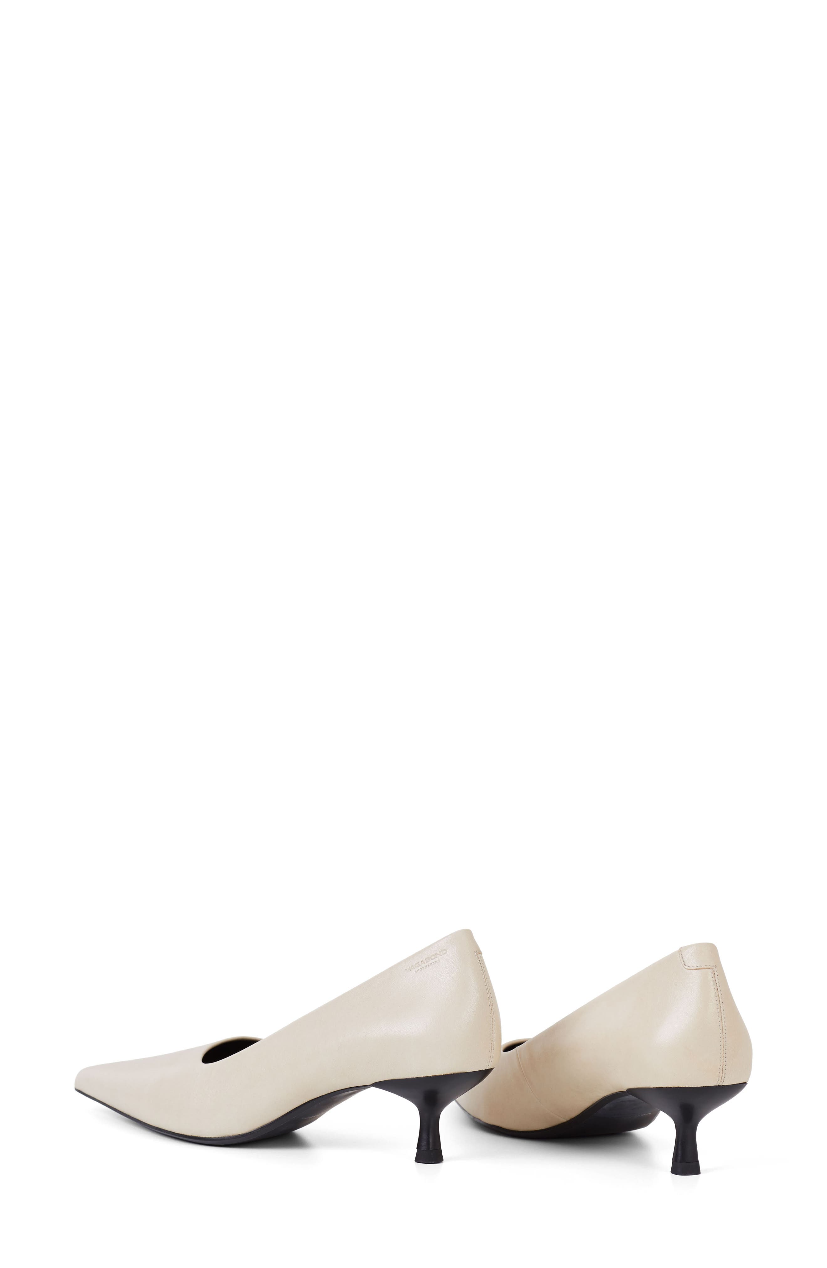 Vagabond Shoemakers Lykke Kitten Heel Pump, Alternate, color, Cream