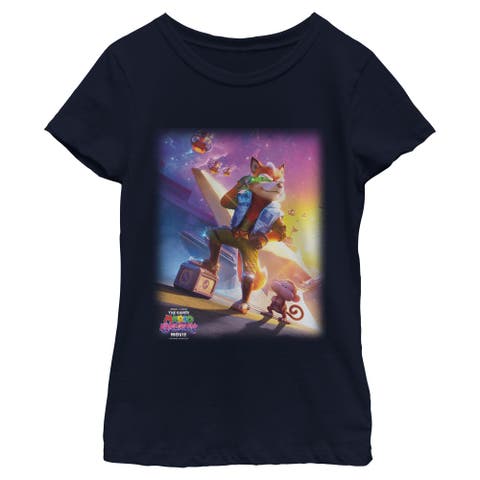 Girls' Star Fox Mccloud Space Poster Short Sleeve T-shirt