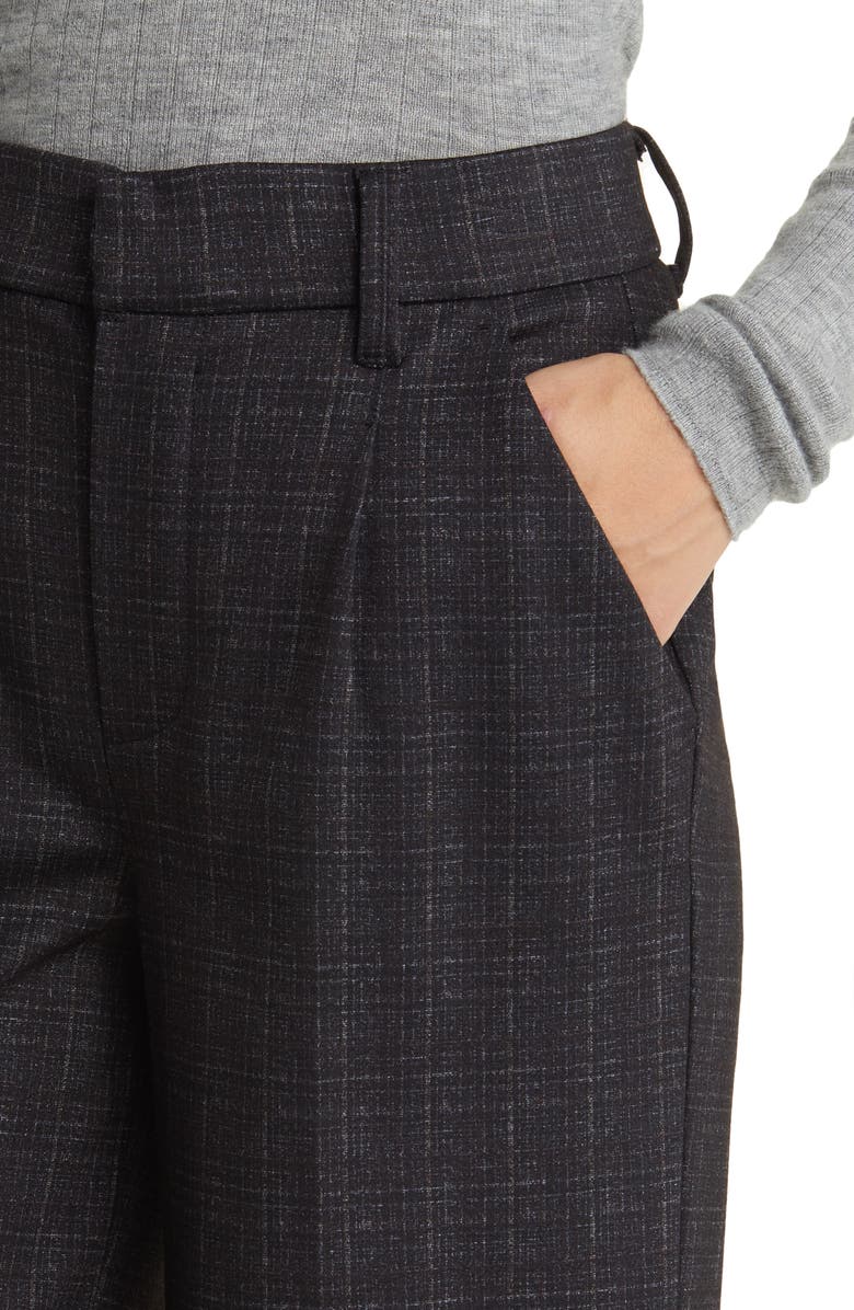 Wit & Wisdom 'Ab'Solution Skyrise Plaid Wide Leg Ponte Pants, Alternate, color,