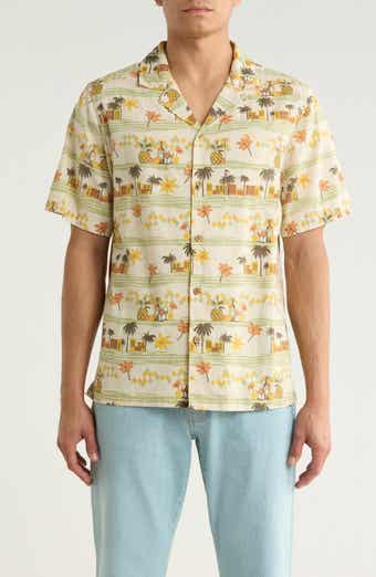 Lucky Brand Print Camp Shirt