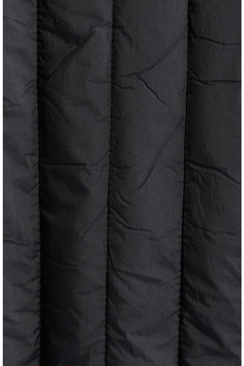 Koya Vision Quilted Bomber Jacket, Alternate, color, BLACK