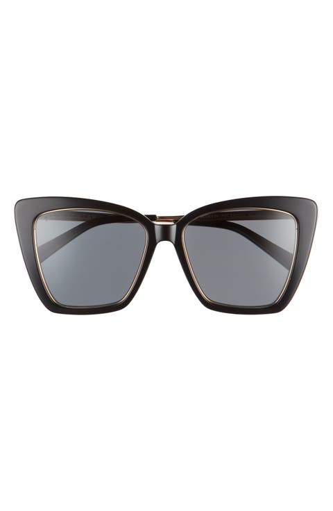 Becky IV 57mm Polarized Cat Eye Sunglasses