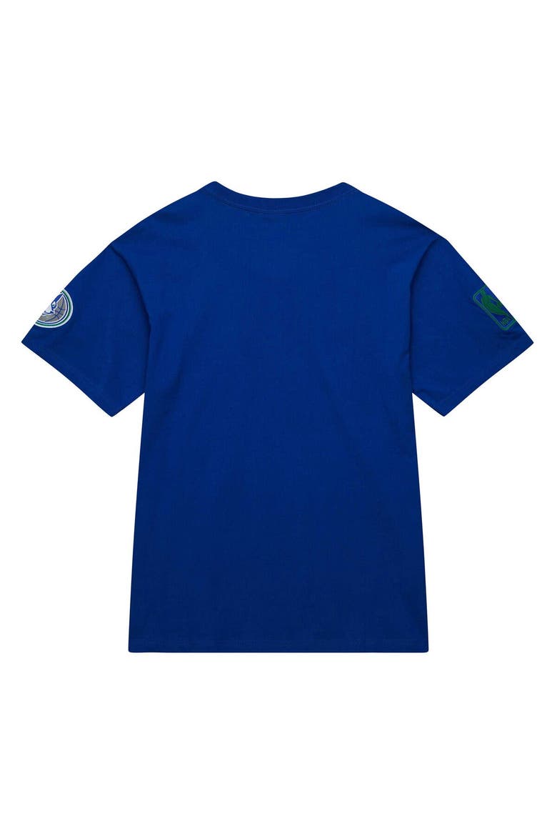 Men's Mitchell & Ness Blue Minnesota Timberwolves Hardwood Classics Nights Premium T-Shirt, Alternate, color, Blue