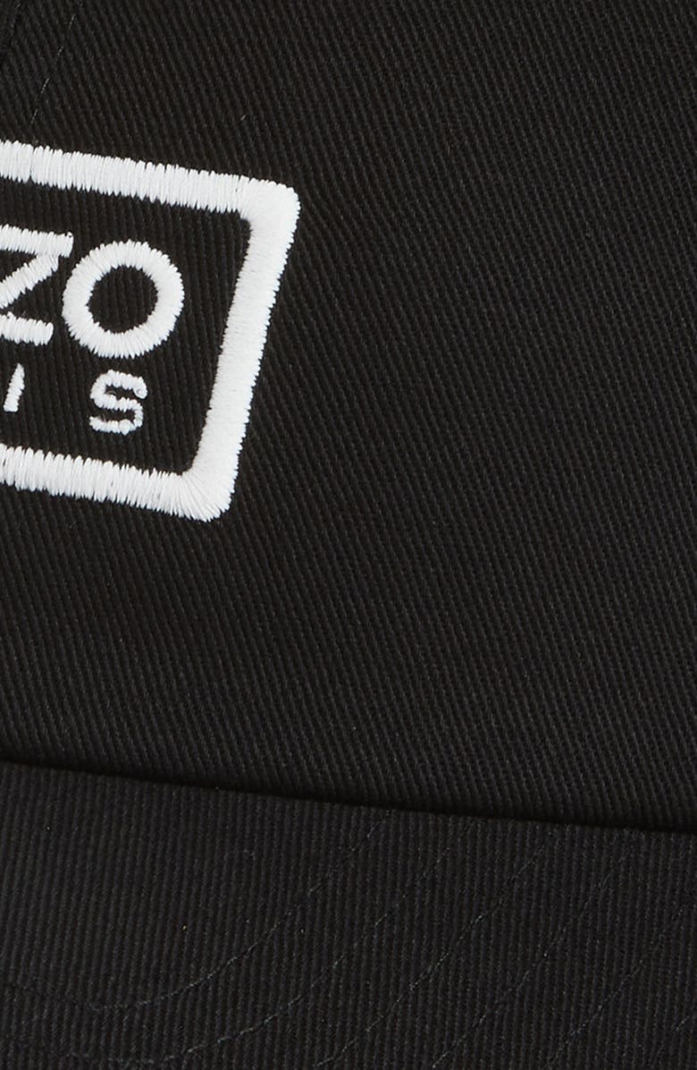 KENZO Logo Patch Cotton Twill Baseball Cap, Alternate, color,