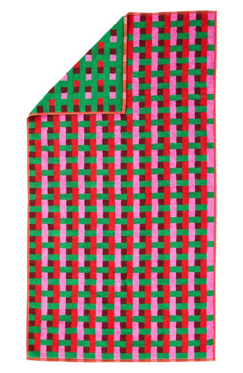 DUSEN DUSEN DUSEN DUSEN WEAVE PATTERN BATH TOWEL